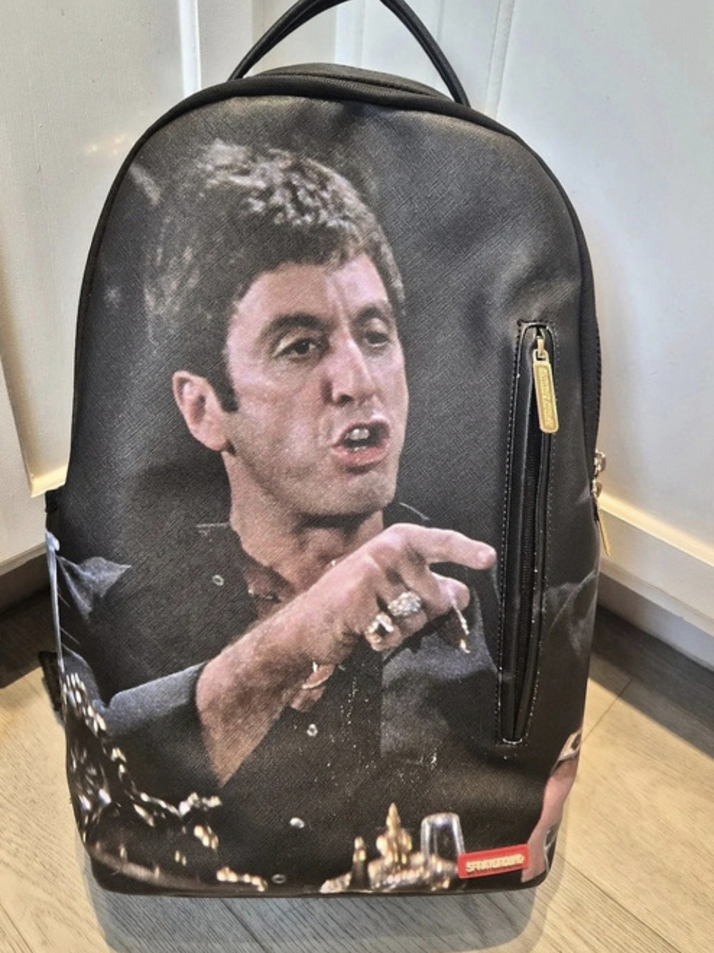 Sprayground Scarface My Place Backpack Black & Red